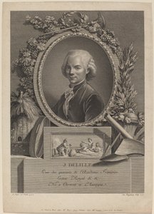 Jacques Delille door Vincenzo Vangelisti after André Pujos