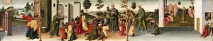 Verhaal van Sint Thomas de Apostel - Sint Thomas doopt Gundaphorus, en andere episodes, 1480-1500