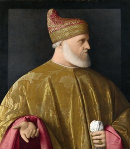 Portret van de Doge, Andrea Gritti (1455-1538), olieverf op doek, circa 1530
