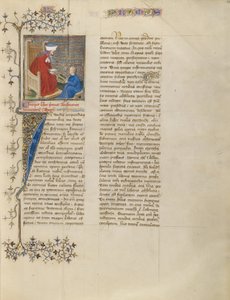 Boethius instrueert een jonge jongen in rekenen door Virgil Master