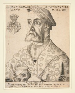 Portret van Joannes Gemmel door Virgil Solis