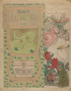 Grondplan voor Cottage, ca. 1936 door Virginia Richards