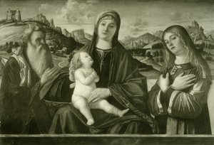 Carpaccio - Maria met het kind en twee heiligen, Ident. nr. 14 door Vittore Carpaccio