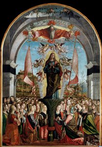 Cyclus van het leven van Sint-Ursula: De Apotheose van Sint-Ursula (laatste episode) door Vittore Carpaccio