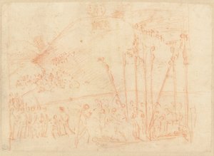 Het martelaarschap van de tienduizend door Vittore Carpaccio