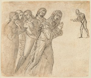 De Maagd en Vier Andere Vrouwen door Vittore Carpaccio