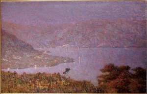 Parel van de liefde (Nebbiolina sul lago) door Vittore Grubicy de Dragon