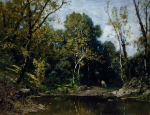 In Mirafiori, door Vittorio Bussolino (1853-1922)