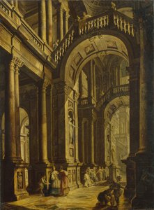 De Afgoderij van Koning Salomo door Vittorio Maria Bigari