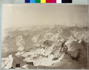 Alpenpanorama door Vittorio Sella