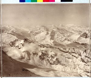 Alpenpanorama door Vittorio Sella