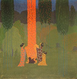 Mystieke ontmoeting door Vittorio Zecchin
