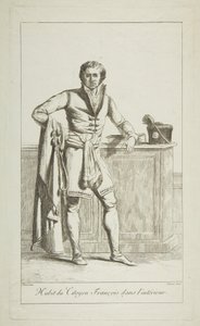 Binnenkleding van de Franse Burger