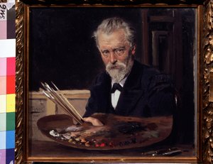 Zelfportret door Vladimir Egorovic Makovsky