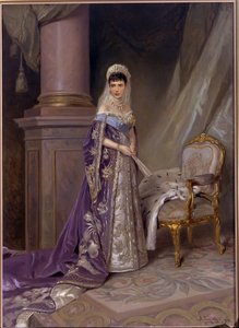 Portret van keizerin Maria Fjodorovna, prinses Dagmar van Denemarken (1847-1928)