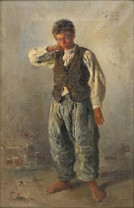 De jonge straatjongen, 1883