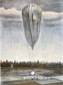 De Stratosfeerballon, 1935 door Vladimir Grigoryevich Yung