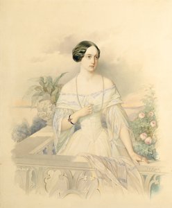 Portret van Groothertogin Olga Nikolaevna, 1846
