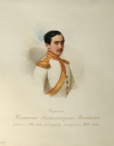 Portret van Platon Alexandrovich Voeykov door Vladimir Ivanovich Hau