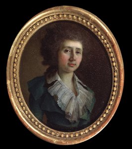Portret van de schrijver Vasily V. Kapnist (1757 of 1758-1823) door Vladimir Lukich Borovikovsky