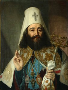 Portret van Catholicos-Patriarch van Heel Georgië Anton II 1788-1811, 1811