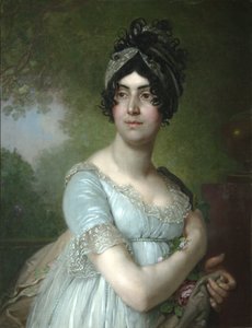 Portret van Darya Semyonovna Yakovleva, 1801 door Vladimir Lukich Borovikovsky