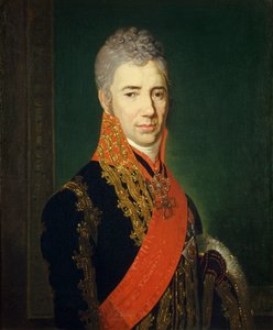 Portret van de kroonstalmeester Sergey Ilyich Mukhanov 1762-1842