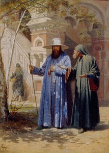 Patriarch Nikon in het Nieuwe Jeruzalem Klooster, 1867