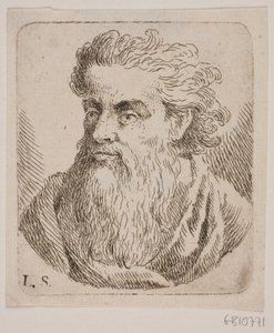 Borstbeeld van een man door W.A. Müller