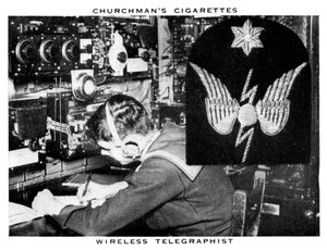 Draadloze telegrafist door WA and AC Churchman