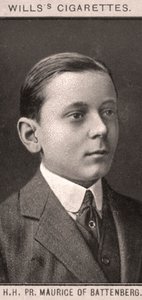 Z.H. Prins Maurice van Battenberg, 1908 door WD and HO Wills