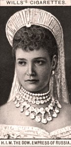 H.I.M, De Dow. Keizerin van Rusland, 1908 door WD and HO Wills