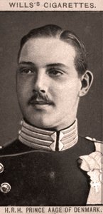 Z.K.H. Prins Aage van Denemarken, 1908 door WD and HO Wills
