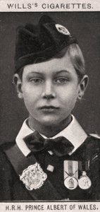 Z.K.H. Prins Albert van Wales door WD and HO Wills