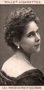 H.K.H. Prinses Beatrice van Saksen-Coburg, 1908 door WD and HO Wills