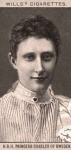 H.K.H. Prinses Charles van Zweden, 1908 door WD and HO Wills