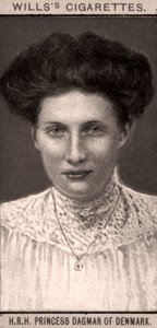 H.K.H. Prinses Dagmar van Denemarken, 1908 door WD and HO Wills