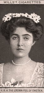 Z.K.H. De Kroonprinses van Zweden, 1908 door WD and HO Wills