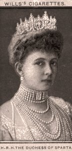 H.K.H. De hertogin van Sparta, 1908 door WD and HO Wills