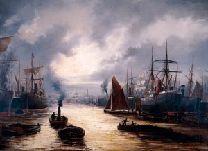 De Pool van Londen, 1892 door WJ Baker