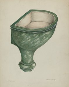 Wijwaterbak, Santa Barbara door W.J. Goodacre