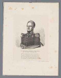 Z.E. den Luit Generaal J. van Geen, opper Bevelhebber van het mobiele Leger door W.J. van Oosterzee