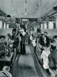 Radio in de trein door W.R.S. Stott