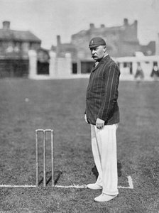 De heer HGP Owen, Essex cricketspeler, ca. 1899