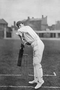De heer P Perrin, Essex cricketspeler, ca. 1899