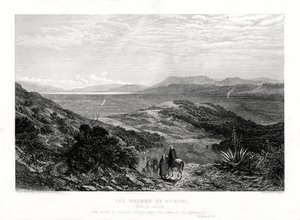 De wateren van Merom, Palestina, 1887 door W. Forrest