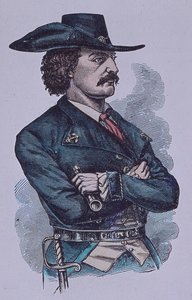 Jean Lafitte (gekleurde gravure) door John Ward Dunsmore
