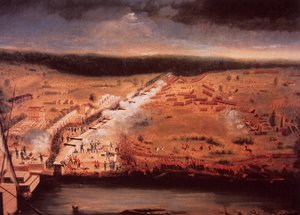 De Slag bij New Orleans door John Ward Dunsmore