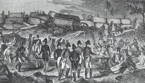 Gewonde soldaten na de Slag bij New Orleans door John Ward Dunsmore