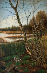 Herfst bij Olton Mill, 19e eeuw